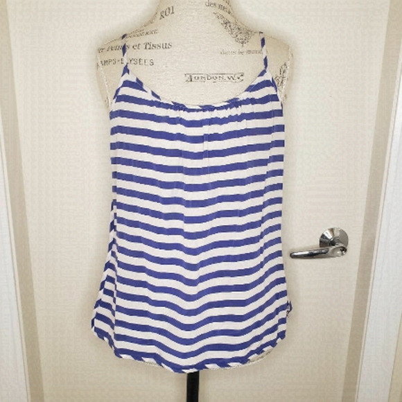 Vintage Juicy Couture Striped Silk Camisole Tank Top - Picture 1 of 10